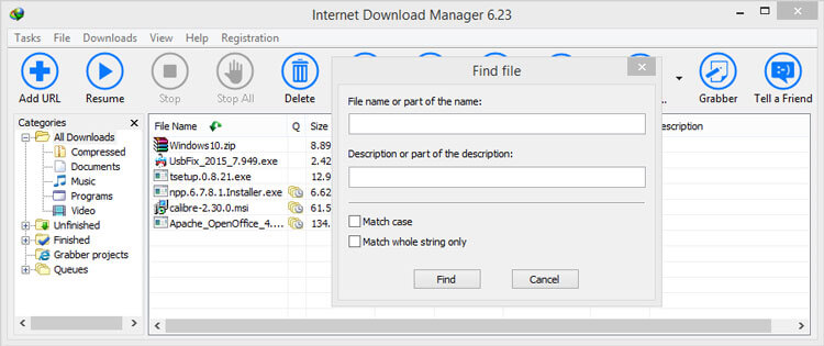 Organize and manage IDM downloads