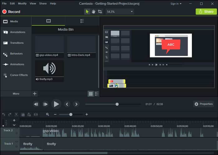 snagit video record