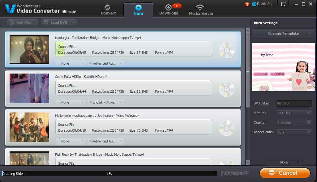 Burn Mp4 To Dvd Using Wondershare Video Converter Ultimate