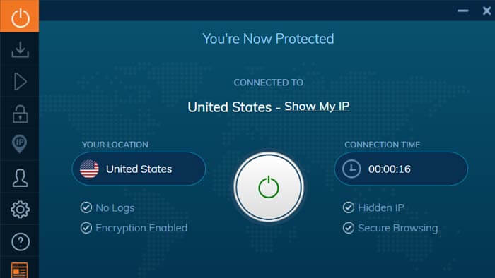 ivacy vpn connected