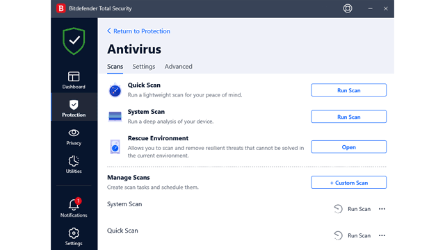 Bitdefender Antivirus Module Review
