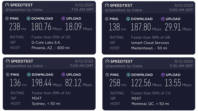 Bitdefender VPN hız testi