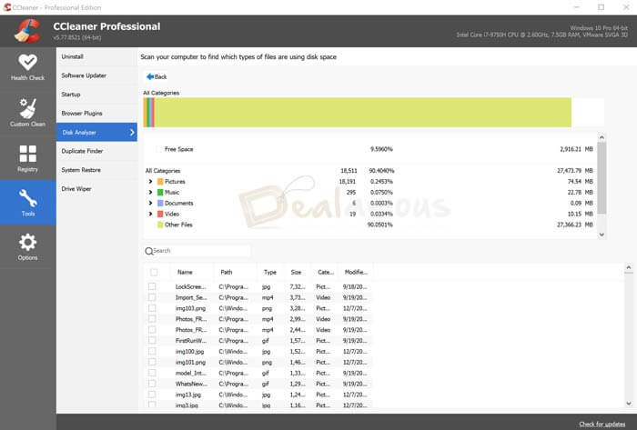 ccleaner disk analyzer download