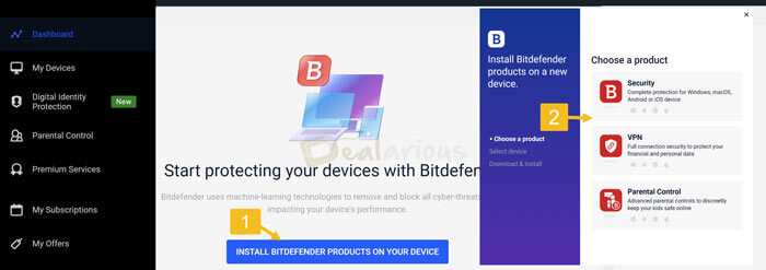install bitdefender windows 10