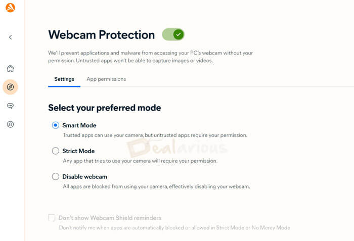 WebCam Protection