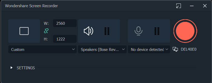 Filmora screen recorder