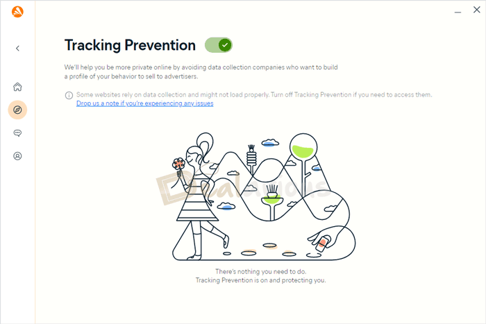 Avast One Web Tracking Prevention