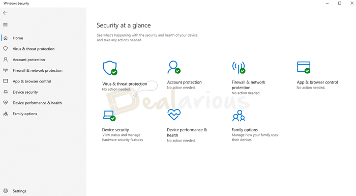 New Windows Defender Interface for Windows 10/11