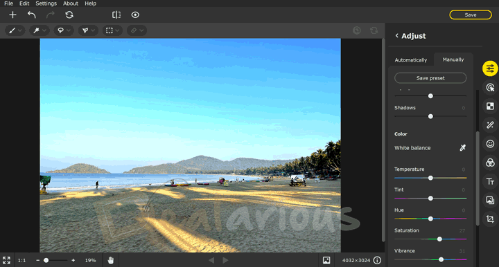 Adjust Images Manually