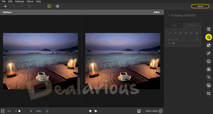 remove unwanted objects from image
