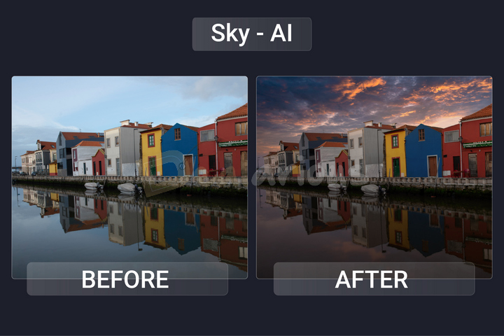 Replace sky in Images with Sky AI