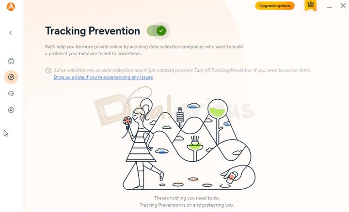 Avast One Tracking Prevention