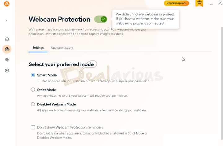 Webcam Protection