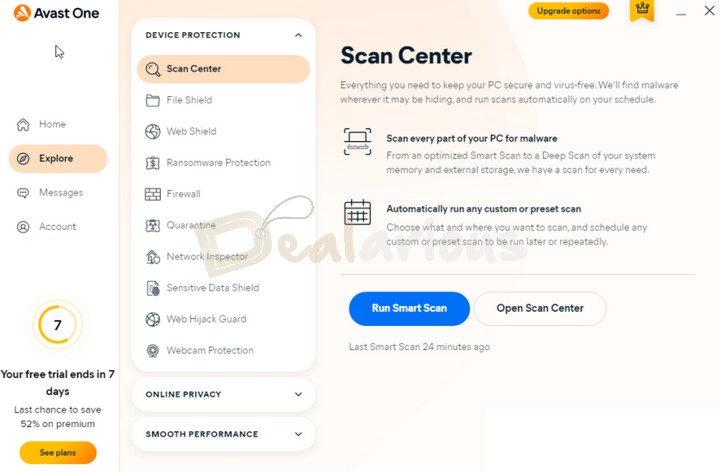 New Interface of Avast One
