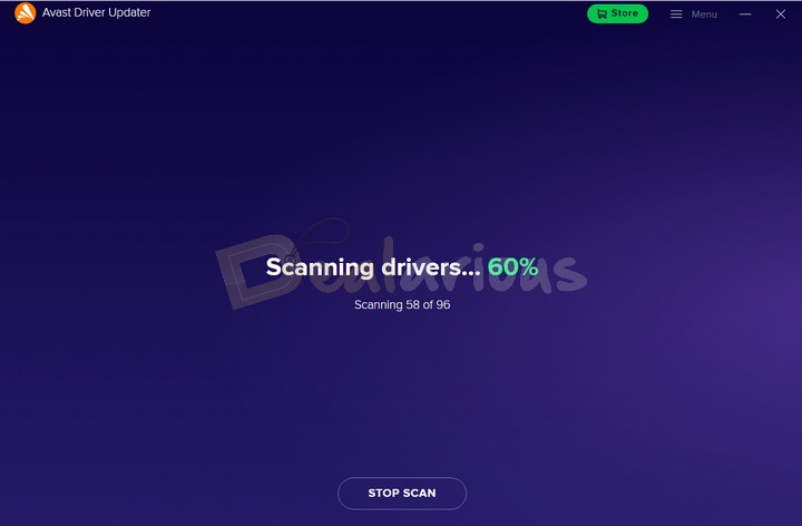 Avast Driver Updater Scanning for drivers