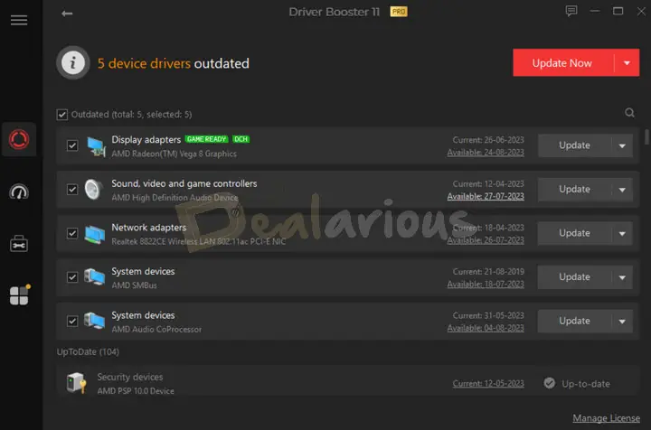 Driver Booster PRO Review - Keep Your Device Drivers and Game Components  Updated
