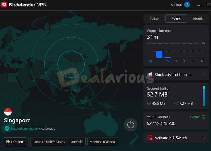 Bitdefender VPN install and Activate