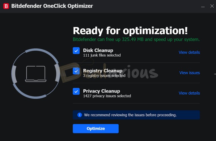 Speed up your devices with OneClick Optimizer