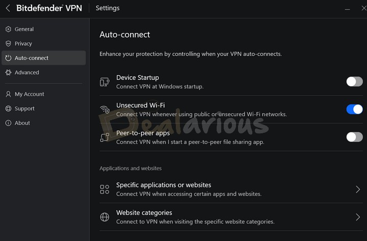 How to Auto connect to Bitdefender VPN on Windows