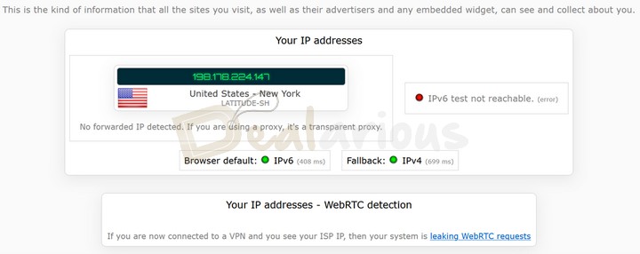 Testing Bitdefender VPN for IP leaks
