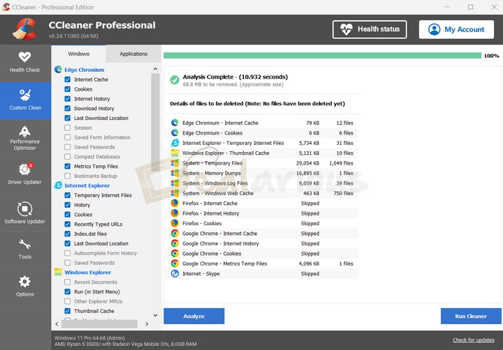 How to Custom Clean with CCleaner