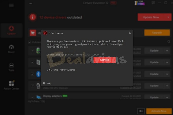 Driver Booster 12 Pro Activation