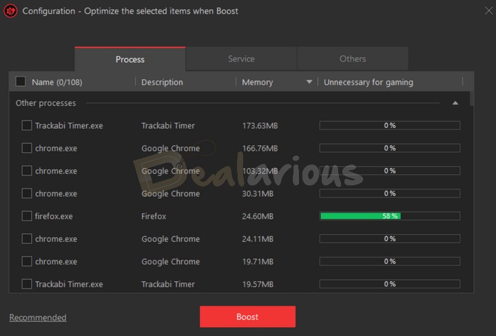 Configuring Game Boost to improve gaming performance