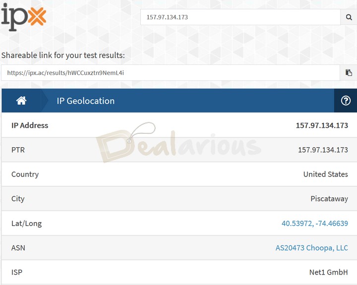 NordVPN IP Leak Test