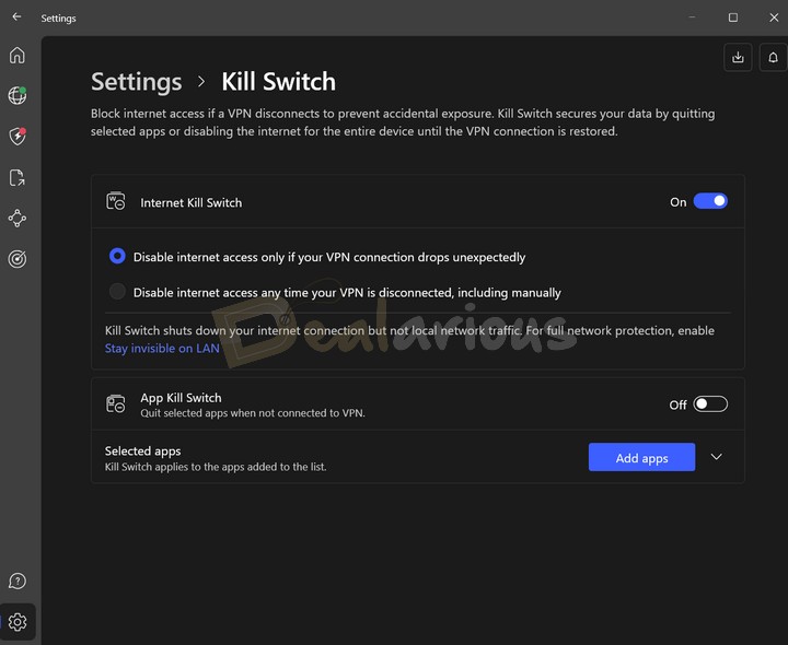 Kill Switch security feature