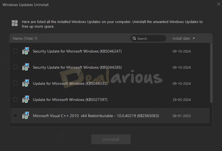 Uninstall Windows Updates with IObit Uninstaller 14