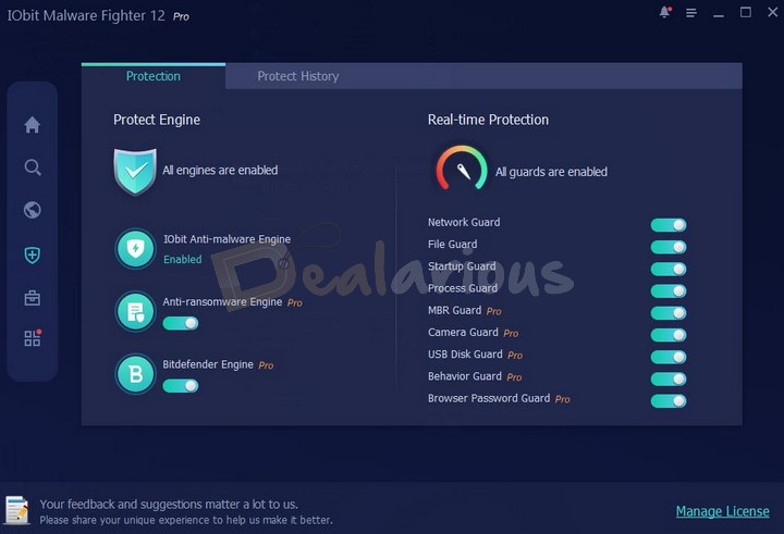 IObit Malware Fighter Real Time Protection