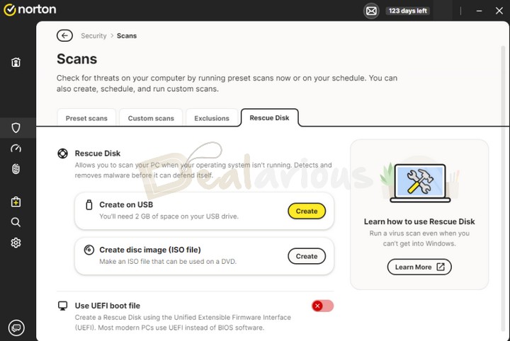 Norton Bootable Recovery Tool