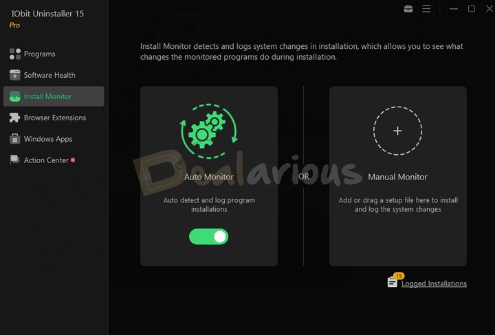 Monitor Program Installations