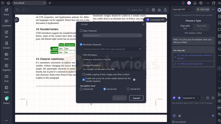 Secure PDFs with Password How to password protect PDFs in Wondershare PDFelement
