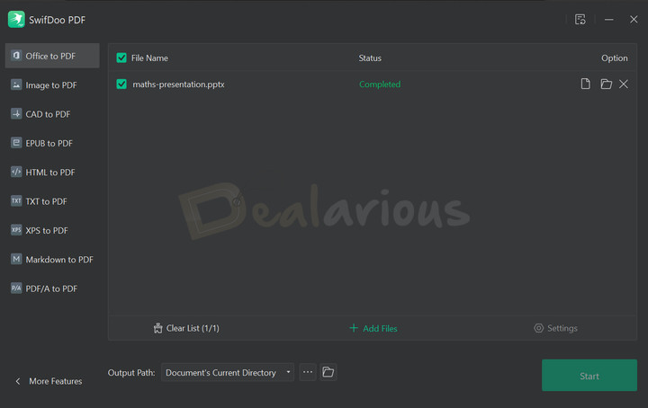 SwifDoo created a PDF from a PowerPoint file.