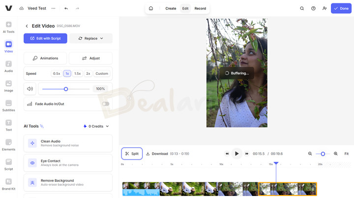 Veed Video Buffering Playback Veed buffering issue in VEED during playback.