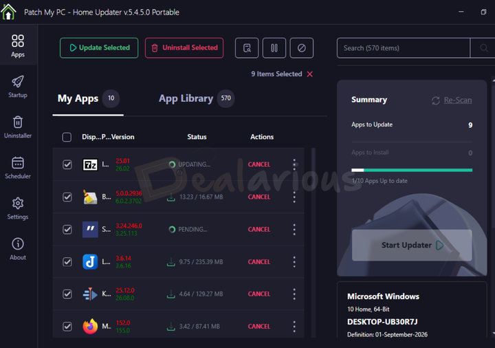 patch-my-pc-home-updater-updating-in-process Patch My PC Home Updater updating apps in bulk